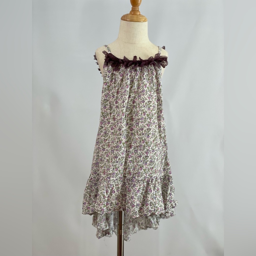 Purple floral dress Petite Hailey size 3
